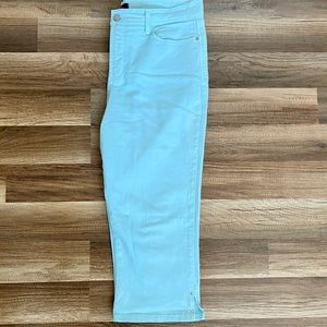 NYDJ Blue Cropped Jeans, size 12